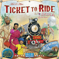Ticket to Ride Map Coll 2 India/Schweiz Map Collection Volume 2